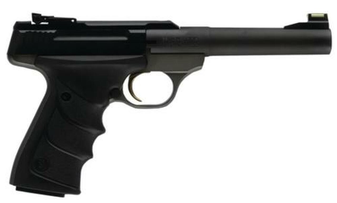 Browning Buck Mark 22LR 5.5" Barrel, Practical URX, Fiber Optic Sight, 10 Round Mag