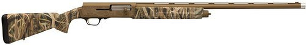 Browning A5 Wicked Wing 12 Ga, 30" Barrel, Cerakote Burnt Bronze, Mossy Oak Camo