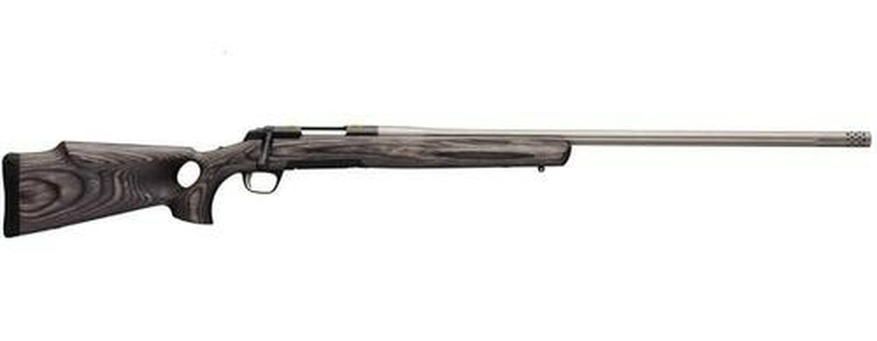 Browning X-Bolt Eclipse Target .308 Win, 28", 4rd, Laminate Thumbhole Gray Stock, SS