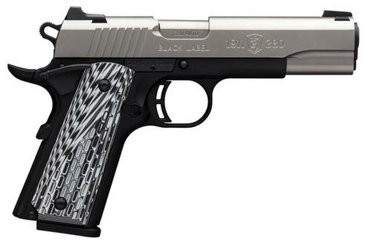 Browning 1911-380 Black Label Pro Single 380 ACP, SS, G10,, rd, 8 rd