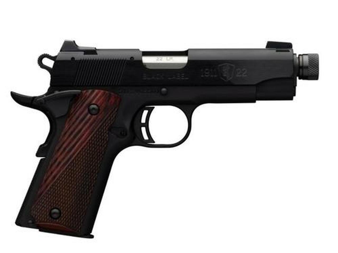 Browning 1911-22 Black Label Compact 22LR, 3.6", TB
