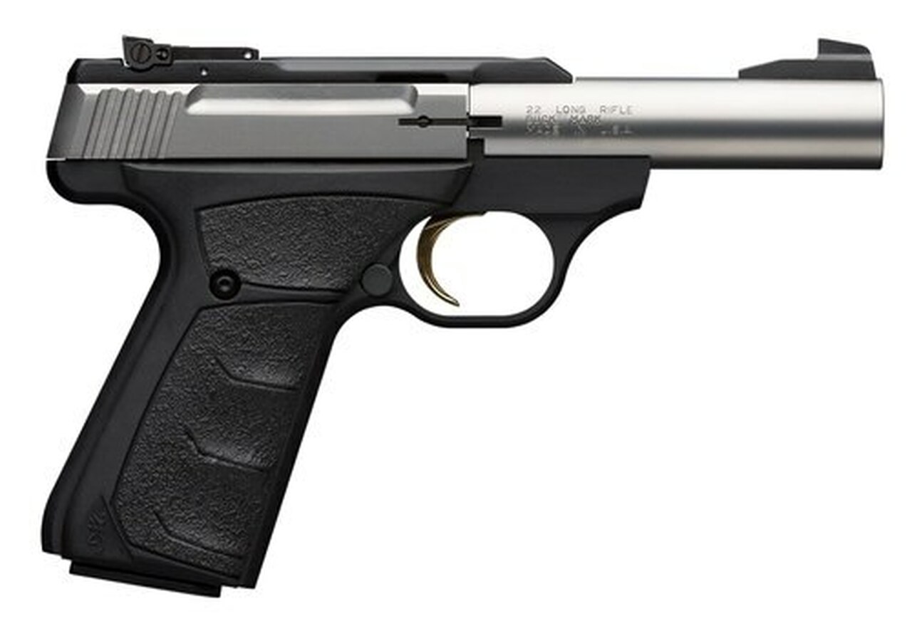 Browning Buck Mark Micro 22LR, 4" Bull Barrel, Stainless