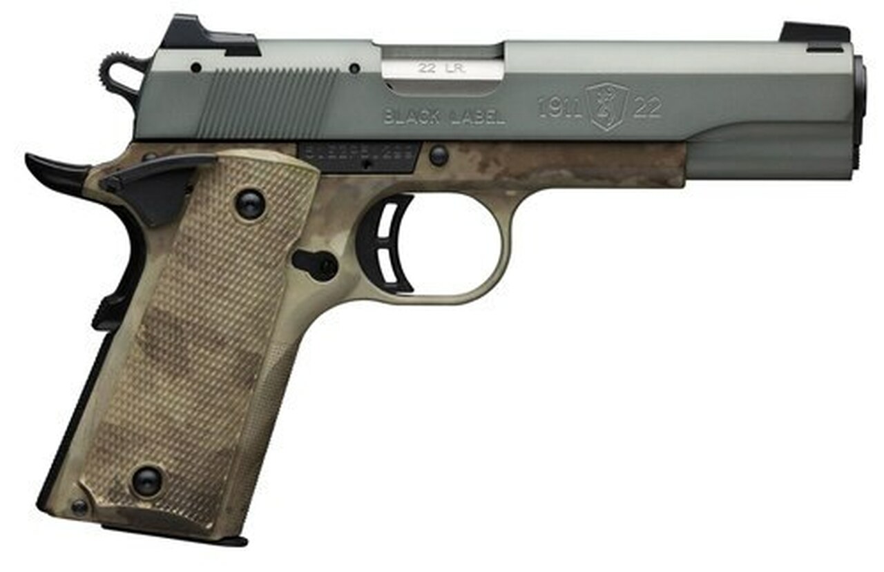 Browning 1911 Black Label, .22 LR, 3 5/8" Barrel, 10rd, ATACS-AU
