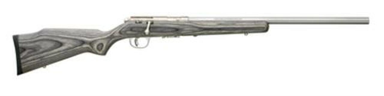 Marlin XT-17VSL, ProFire Adjustable Trigger, Laminate Black/Gray Stock with Studs, Stainless Steel, 4&7-Shot Nickel Clip Mag, Scope Base Blocks, 22" Varmint Barrel