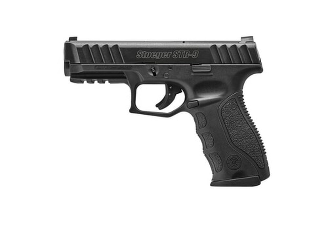 Stoeger STR-9 9mm, 4.17" Barrel, Striker-Fired, 15rd, Black, 3 Mags &amp; 3 Backstraps