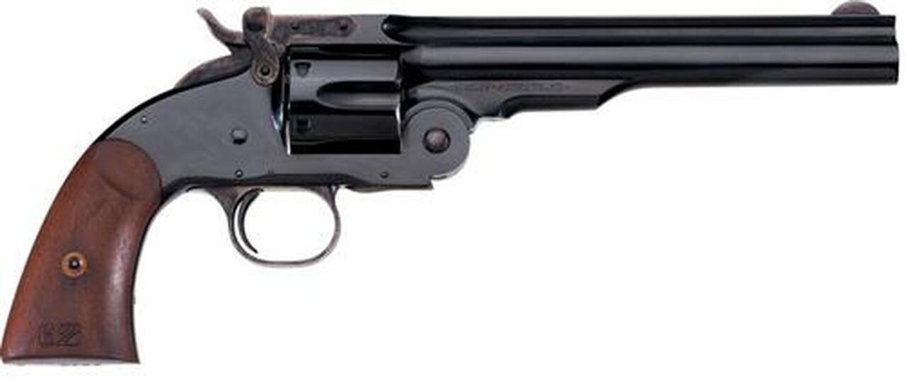 Uberti 1875 No. 3 2nd Model Top Break, .44-40 Win, 7", Blued, Walnut Grip