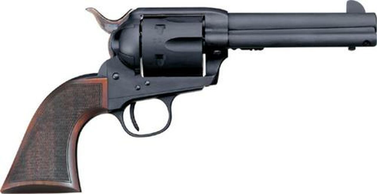 Uberti 1873 Cattleman Chisolm, 45 Colt, 4.75", Checkered Walnut