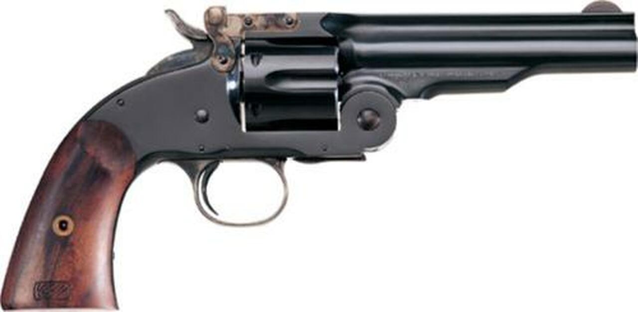 Uberti 1875 No. 3 2nd Model Top Break, .38 Special, 7", Blued, Walnut Grip