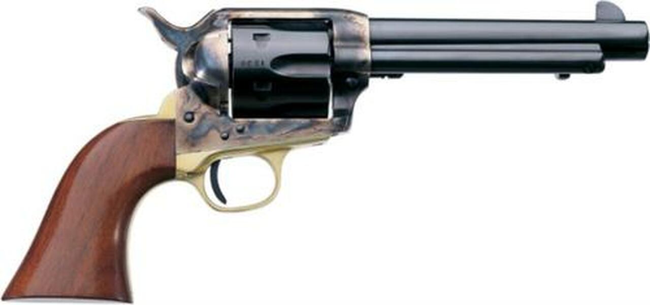 *D*Uberti 1873 Cattleman New Model, 22LR, 7.5", Case Hardened Brass Frame
