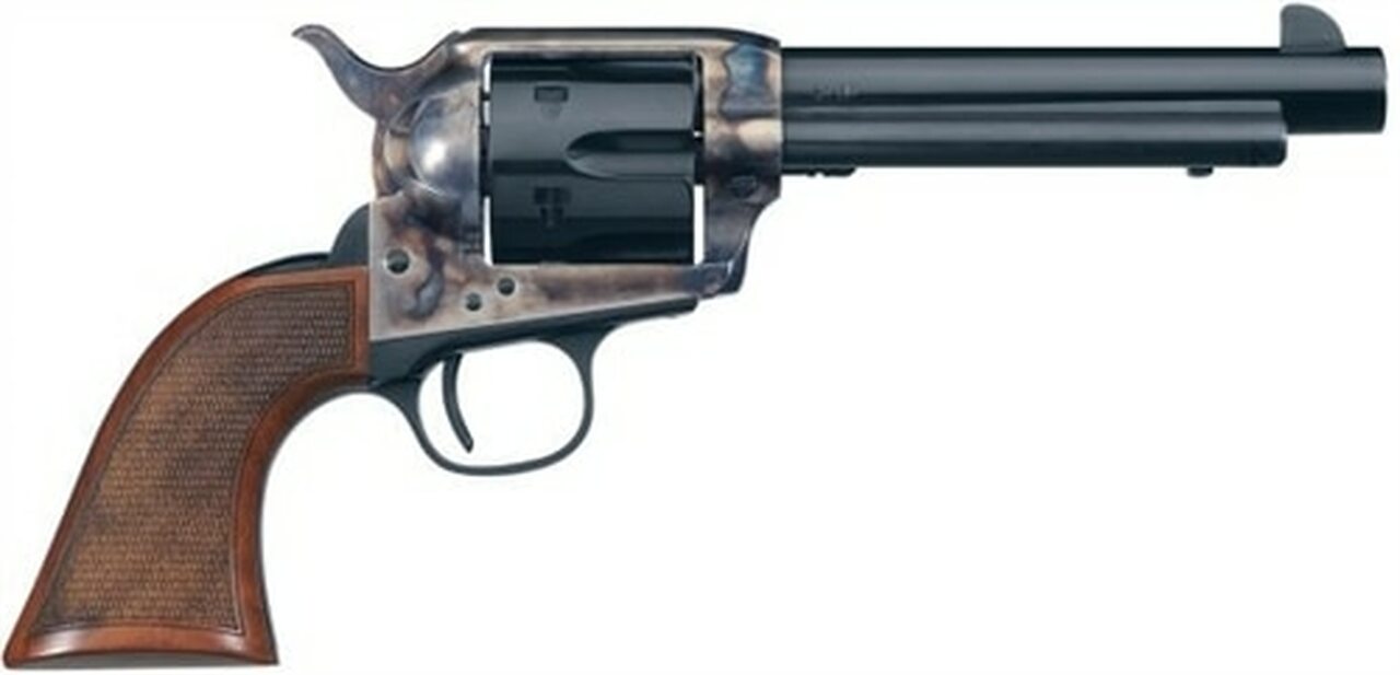 Uberti 1873 El Patron, .357 Mag, 4.75", Walnut Grips, Case Hardened