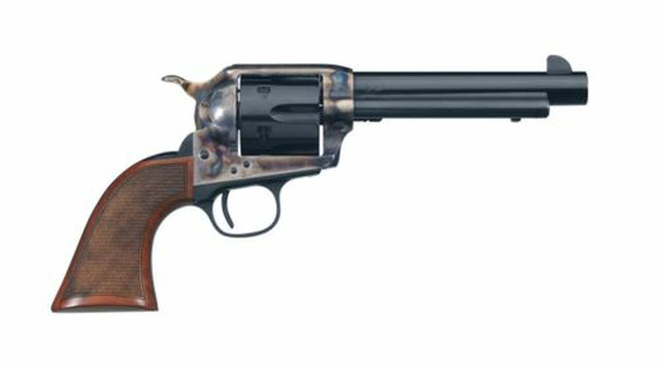 Uberti Short Stroke SASS Pro, .45 Colt, 5.5", 6rd, Walnut, Blued