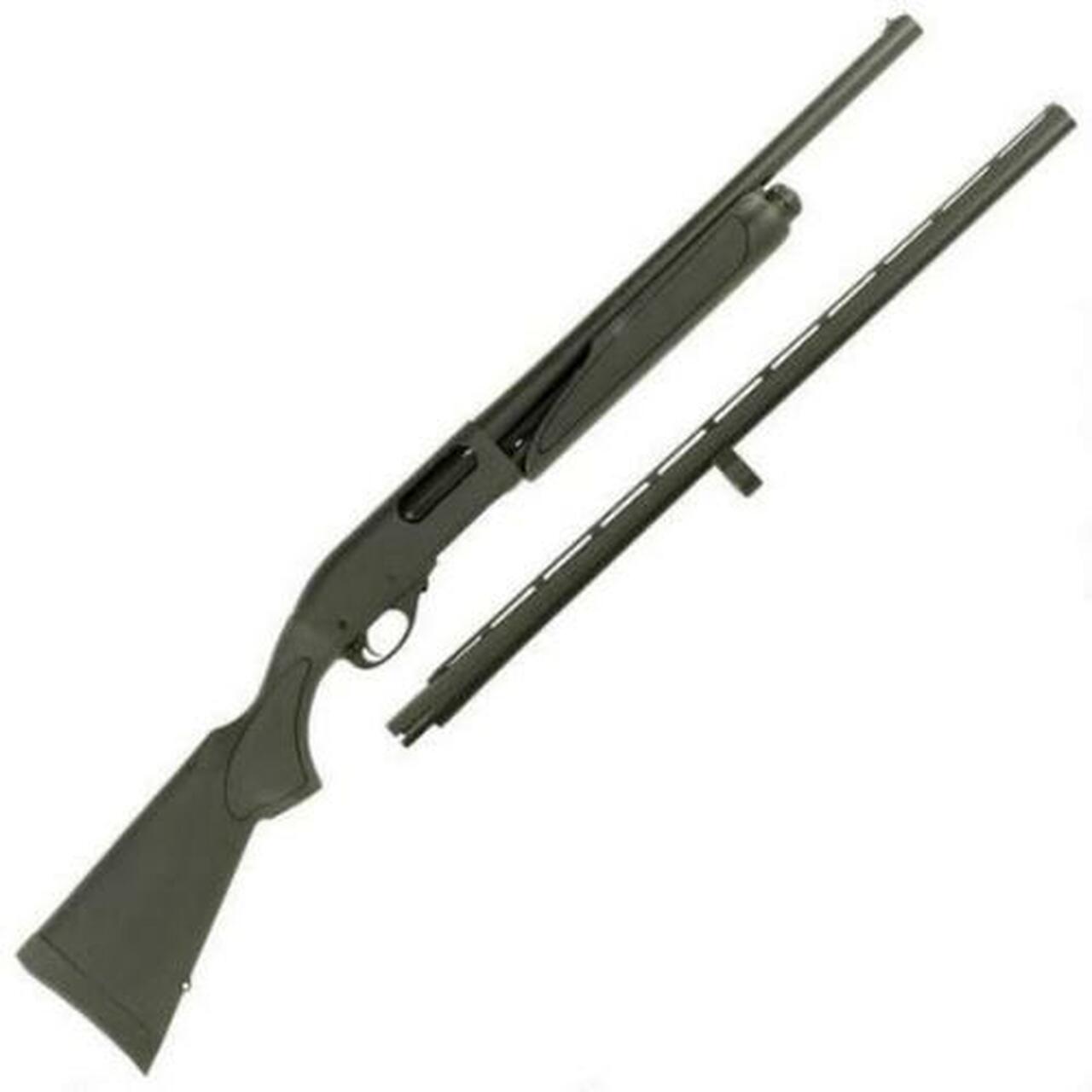Remington 870 Express Field &amp; Home Combo, Pump, 12 Ga, 3" Chamber, 18.5" &amp; 26" Barrels, Black, Synthetic Stock, 4Rd