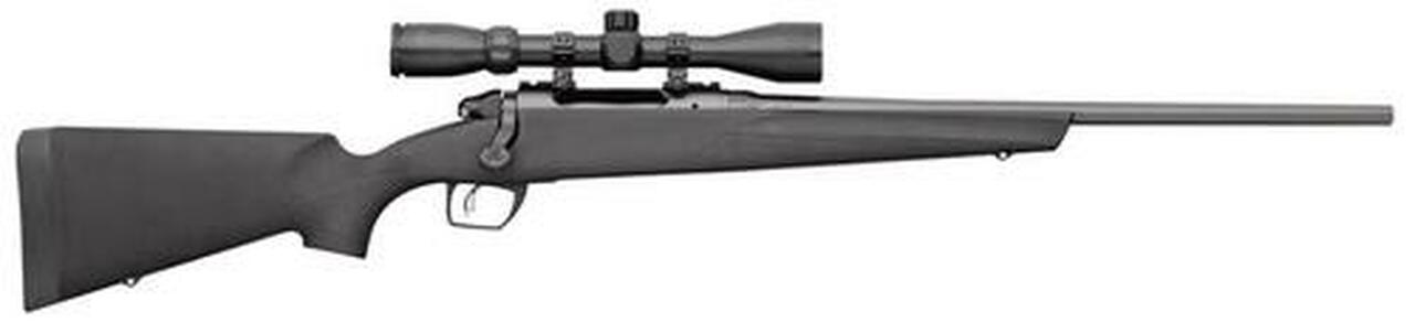 Remington 783, Compact, Bolt Action Rifle, 243 Win, 20" Barrel, Black, Synthetic Stock, 3-9x40MM Scope, Super Cell Recoil Pad