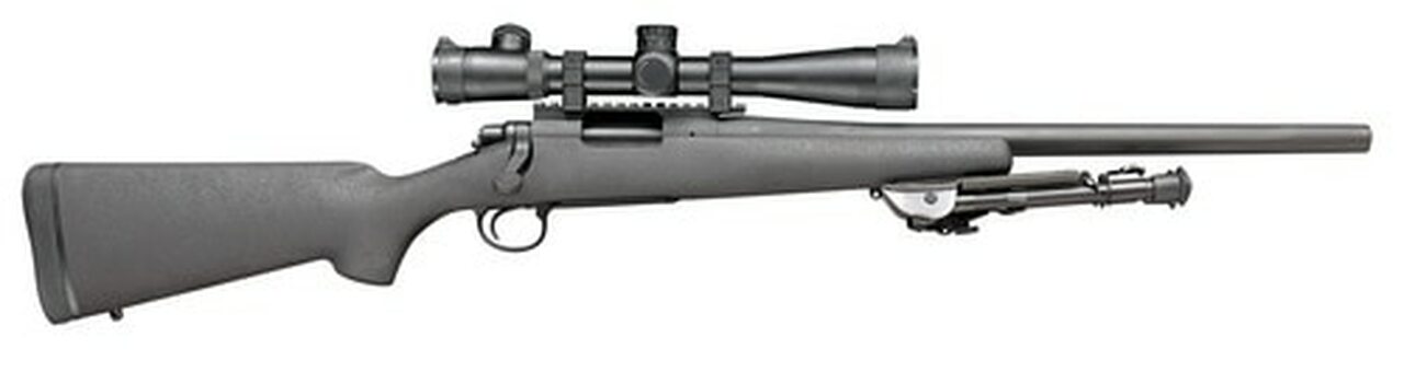 Remington 700P LTR 308 Win, 20" 5-R Barrel, H-S Precision Stock, Black, 4rd