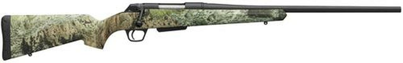 Winchester XPR Hunter MCR 338 Winchester Magnum 24" Barrel, Synthetic Mossy Oak Mountain Country Stock Matte Blued, 3rd