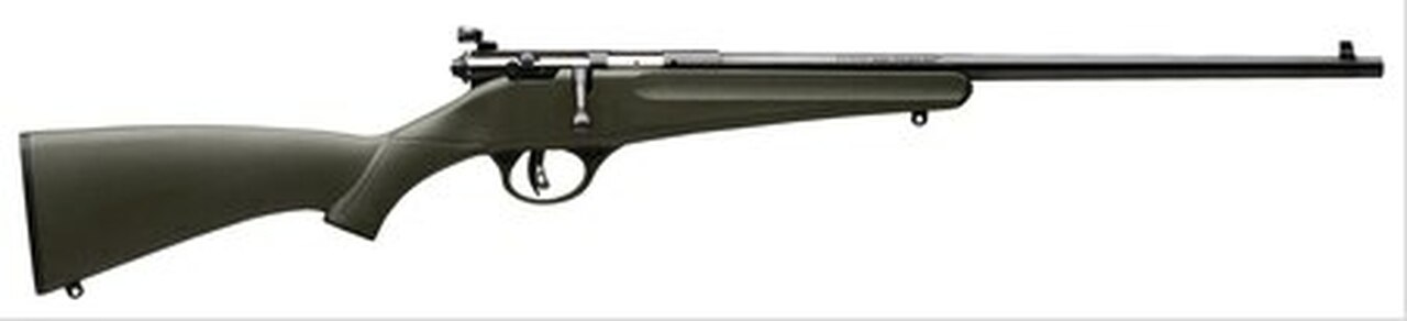 Savage Rascal Single Shot Youth .22, 16" Barrel, Green Synthetic Stock