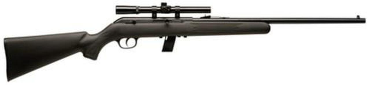 Savage 64 FXP with Scope 22LR 21" Barrel, Synthetic Black St, 10rd
