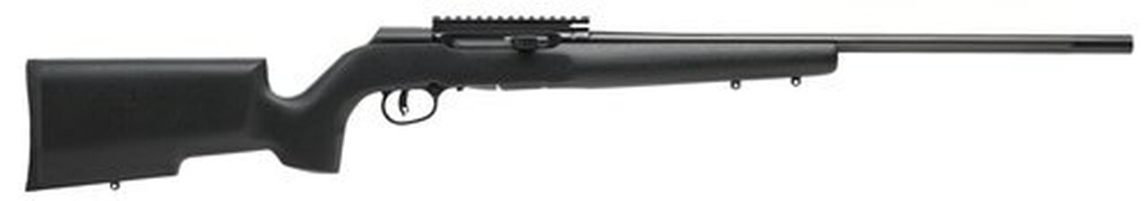 Savage A22 Pro Varmint .22 LR, 22" Threaded Barrel, Wood Black Stock, 10rd
