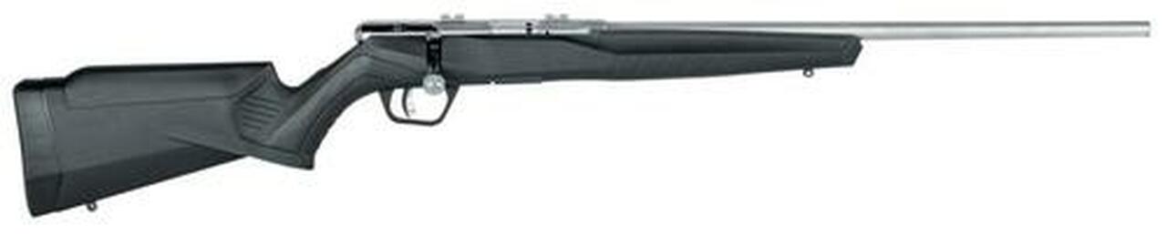 Savage B22 FVSS Bolt 22 LR (LR) 21" Barrel, Synthetic Black Stock Stai, 10rd
