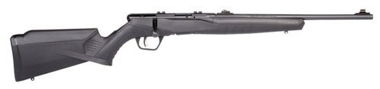Savage B22 Compact .22 LR, 18" Barrel, Synthetic Black Stock, Black Carbon, 10rd