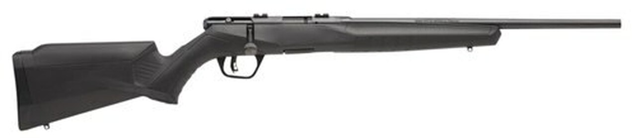 Savage B17 Compact .17 HMR, 18" Barrel, Synthetic Black Stock, Blued, 10rd