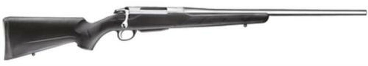 Tikka T3 Lite 300 Win Mag 24.375 Inch Barrel Stainless Steel Finish Black Synthetic Stock Left Handed