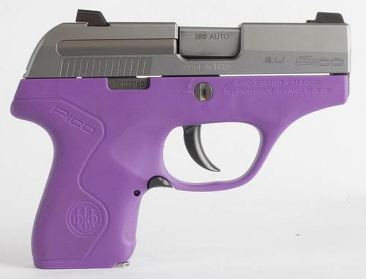 Beretta Pico .380 ACP, 2.7", 6rd, Adjustable Sights, Lavender Frame
