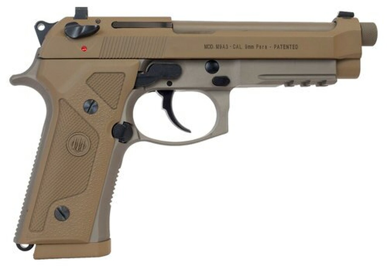 Beretta M9A3 Type G, 9mm, 5", 10rd, Made In Italy, Flat Dark Earth