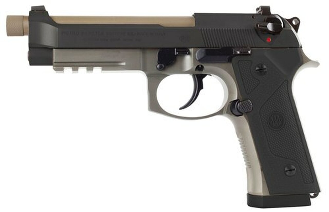 Beretta M9A3 Type F, 9mm, 5.2" Barrel, 17rd, Black Slide, Flat Dark Earth