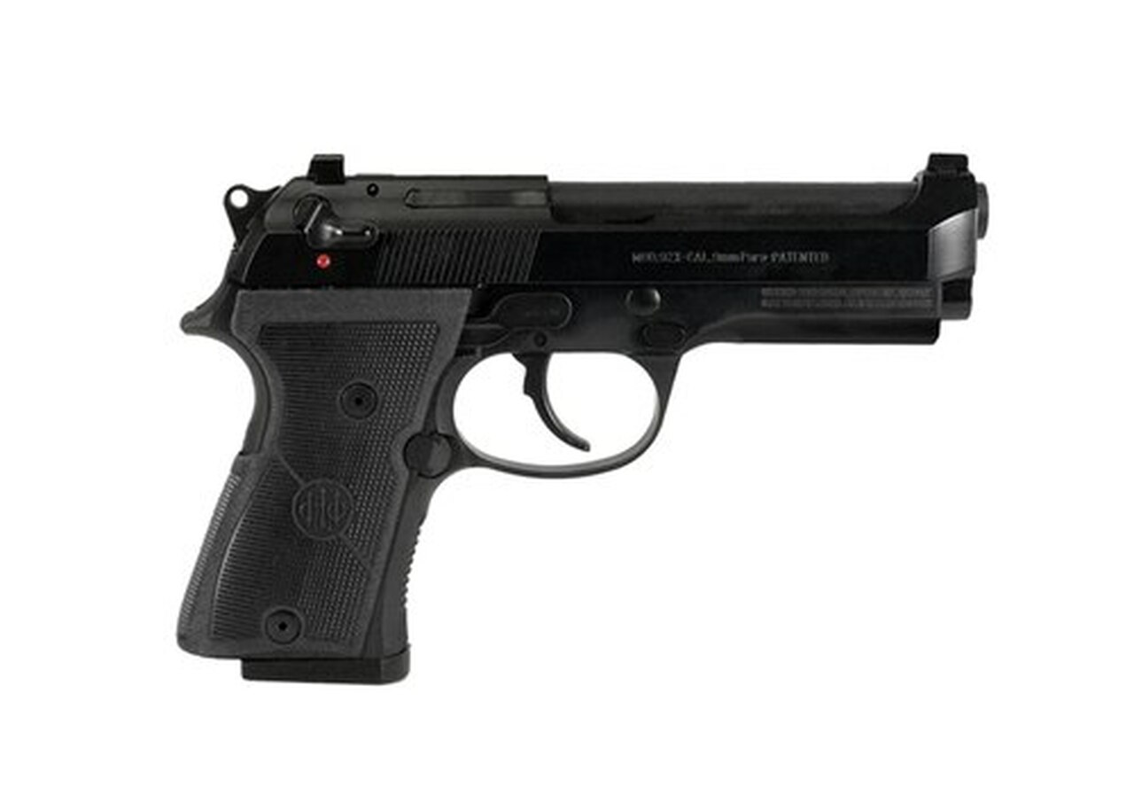 Beretta 92X Compact 9mm, 4.3" Barrel, Classic Dust Cover, Black, 10rd