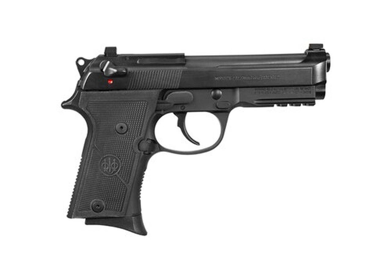 Beretta 92X Compact 9mm, 4.3" Barrel, SA/DA, Decock-Only, Black, 13rd
