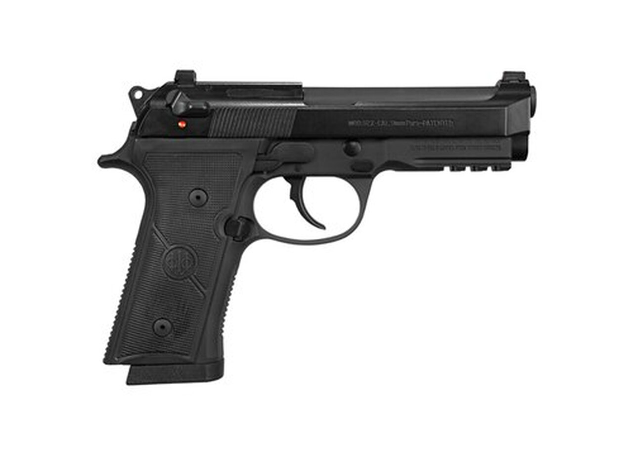Beretta 92X Centurion 9mm, 4.3" Barrel, DA/SA, Decock-Only, Black, 10rd
