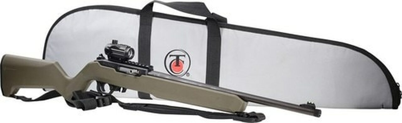 Thompson Center T/CR22 22 LR, 17" Threaded Barrel, Magpul, TC-101 Red/Green Dot, Rifle Case &amp; Sling, 10rd Mag