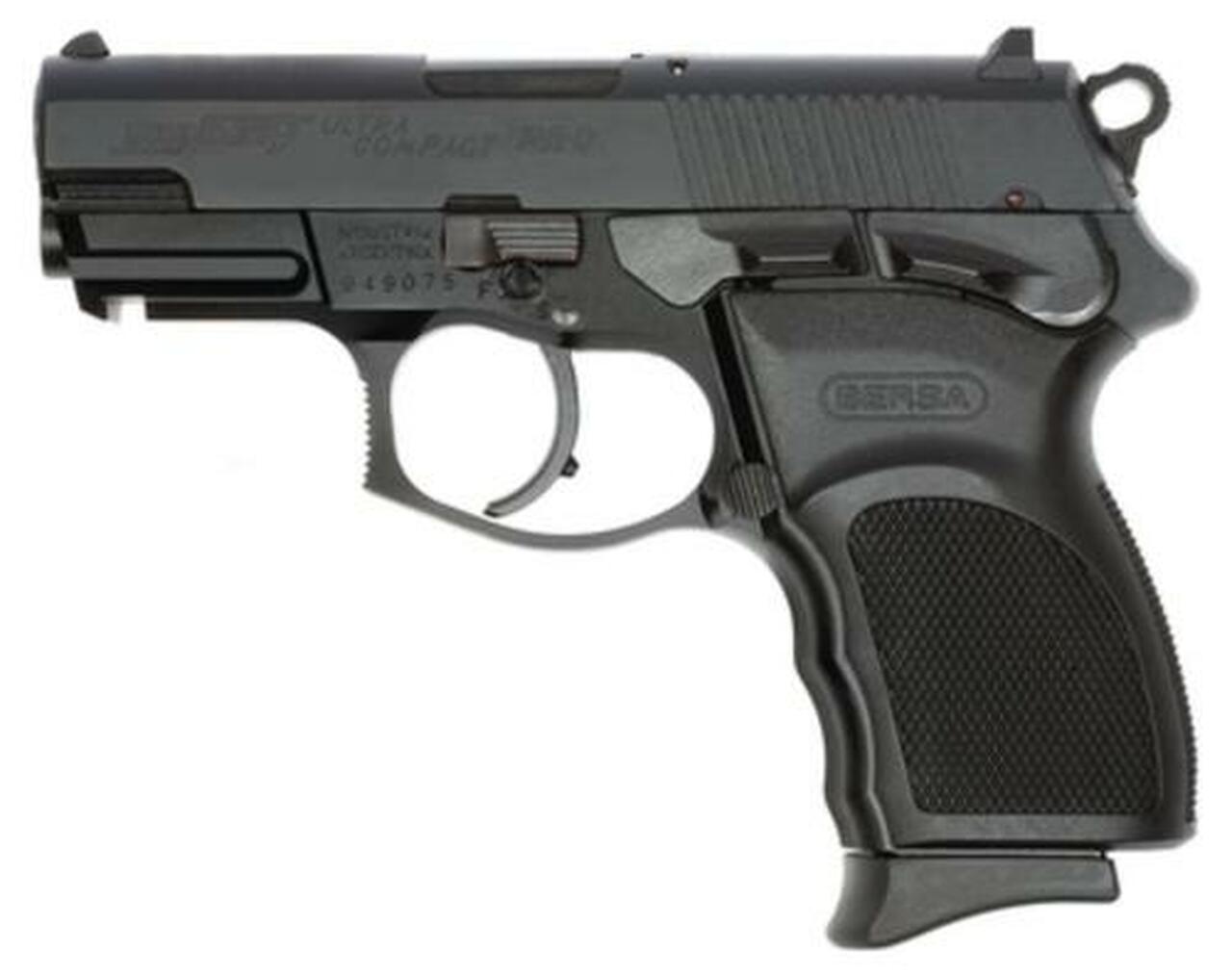 Bersa Thunder Pro Ultra Compact 9MM 3.5" Barrel Matte Black Polymer Grips 10 Round Mag