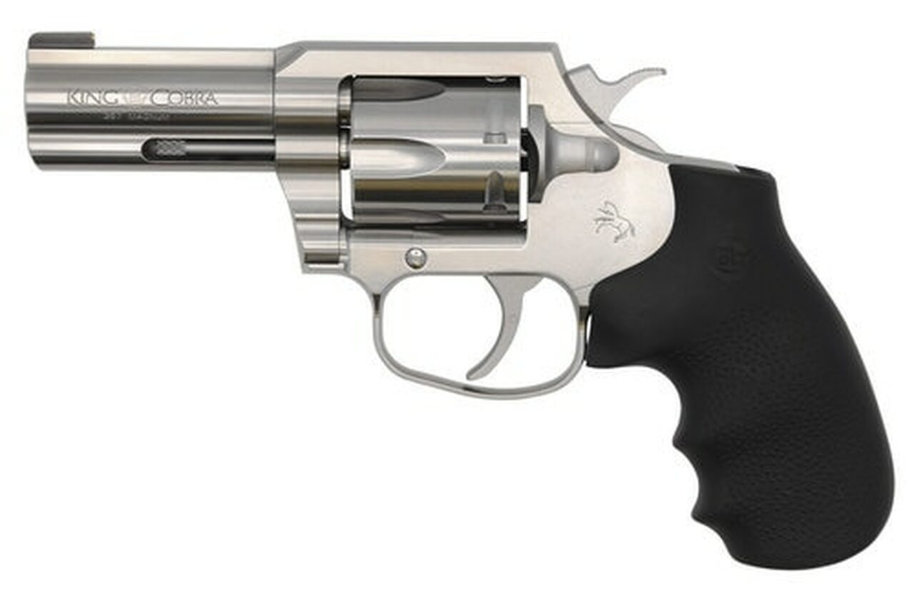 Colt King Cobra 357 Mag/38 Special, 3" Barrel, Stainless Steel, 6rd