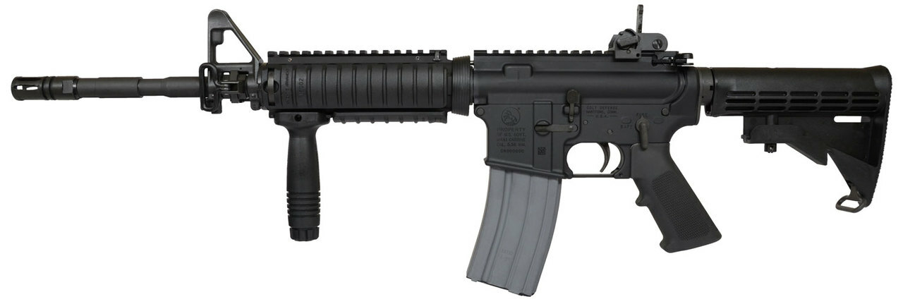 Colt AR-15 SOCOM Carbine 223/5.56 16" Barrel, Knights Quad Rail, Black, 30rd