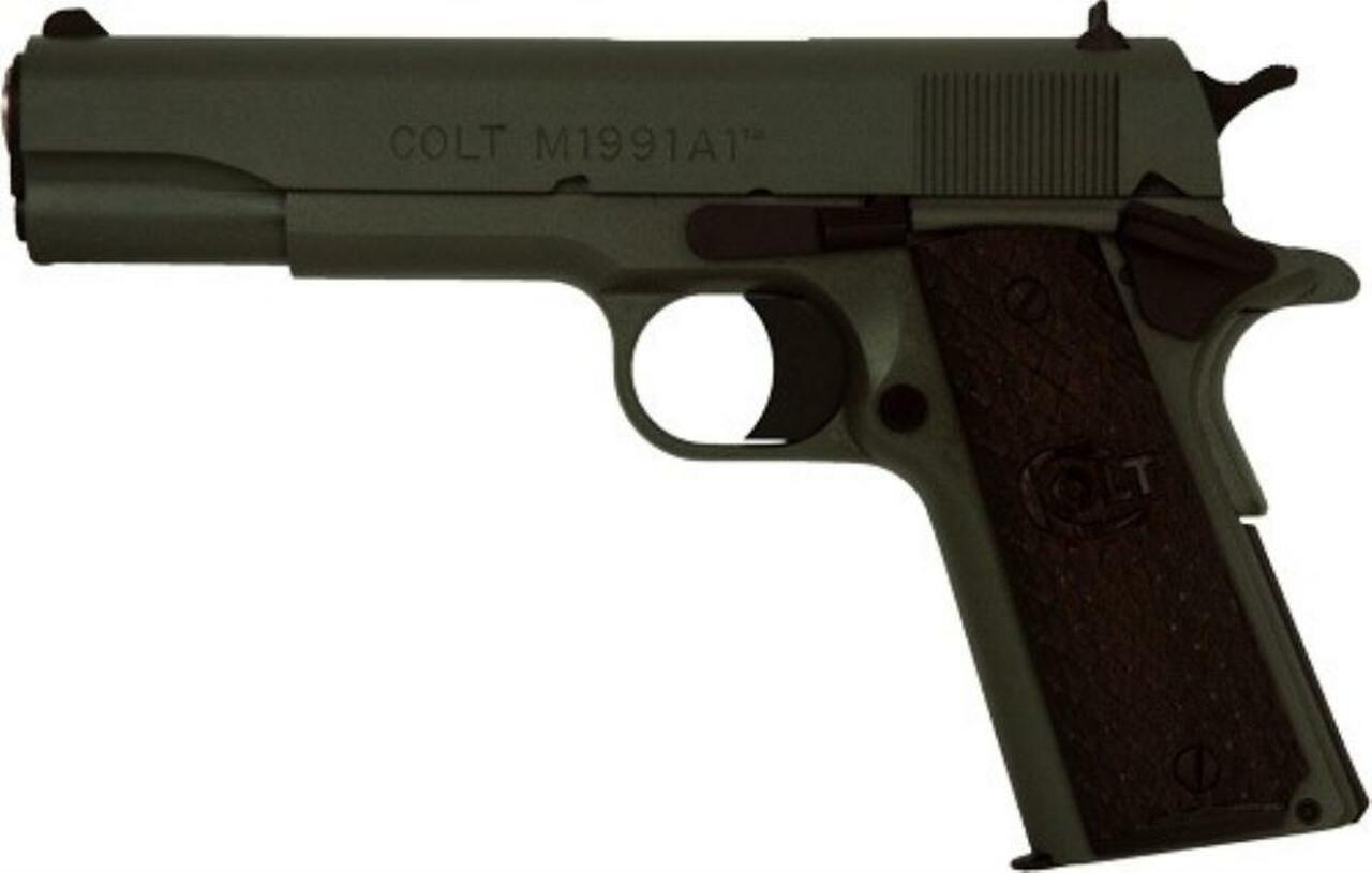 Colt 1991 Custom Govt 45 ACP 5" Barrrel Foliage Green Cerakote