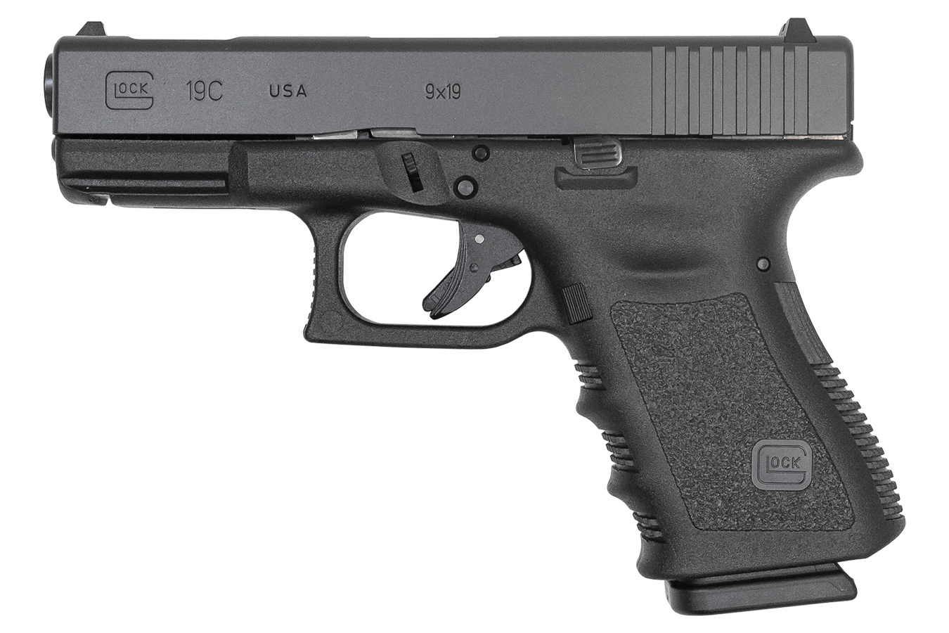 19C Gen 3 9mm Compensated Pistol with Black Polymer Frame