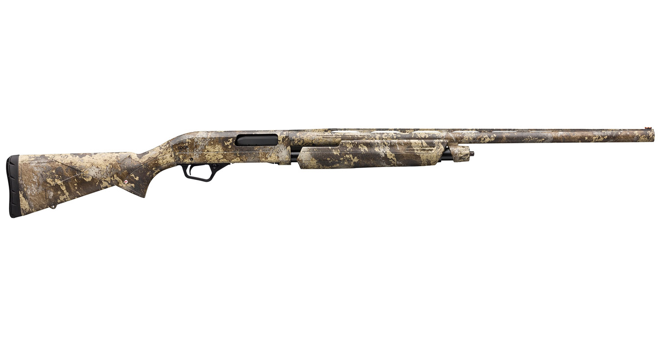 SXP Waterfowl Hunter 20 Gauge Pump-Action Shotgun with 28 Inch Barrel and True Timber Prairie Finish