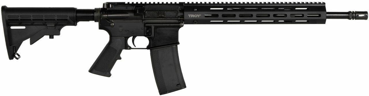 Troy SPC-A3 5.56/.223, 16" Barrel, M4 Adjustable Stock, Black, 30rd