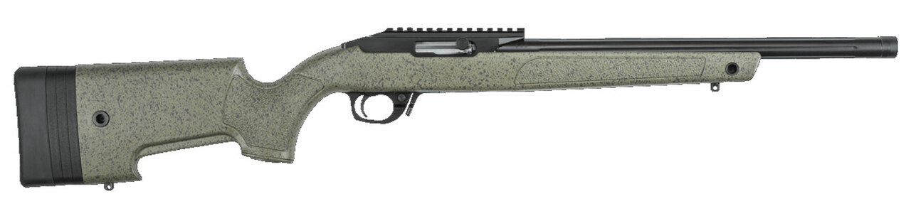 Bergara BXR .22 LR, 16.5" Barrel, Right-Handed, Black, Green W/ Specks, 10rd