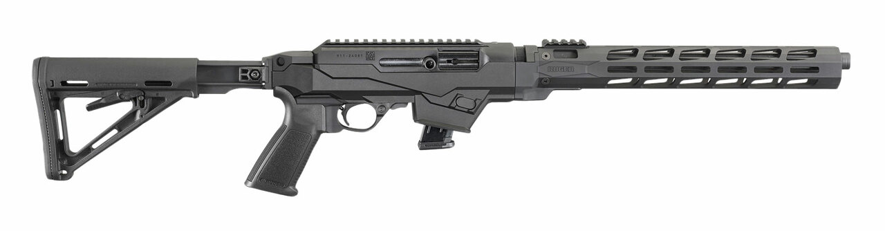 Ruger PC Carbine 9mm, 16.12" Barrel, Picatinny Rail, Black, 10rd
