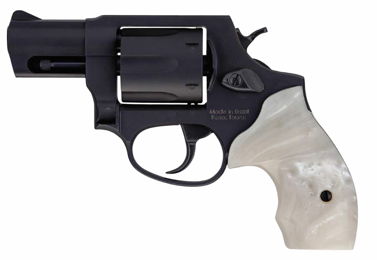 Taurus 856 .38 Special, 2" Barrel, Fixed Sights, White Pearl Grip, Matte Black, 6rd