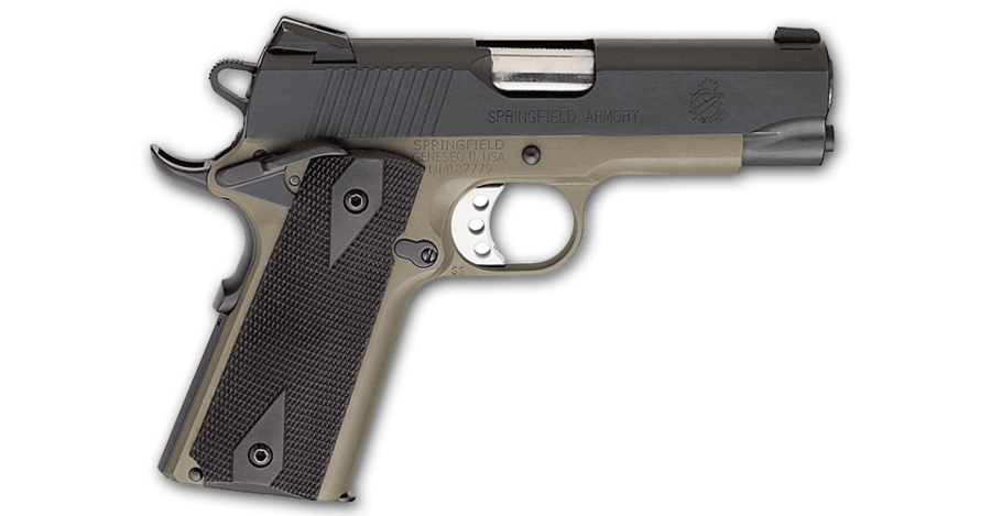 1911 Lightweight Loaded Champion 45acp Od Green
