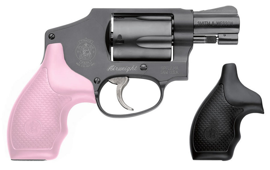Model 442 38 Special J-Frame Revolver with Pink Grips