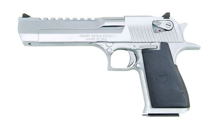 Desert Eagle 44 Magnum Pistol with Polished Chrome Finish