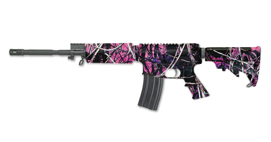 WW-15 SRC 5.56mm M4A4 Flat-Top Rifle with Muddy Girl Camo