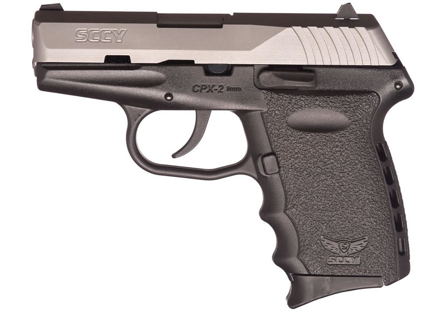 CPX-2 9mm Black Pistol with Stainless Slide