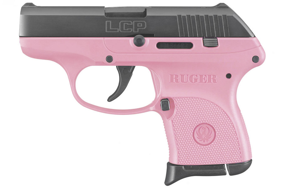 LCP 380ACP Centerfire Pistol with Pink Grip Frame