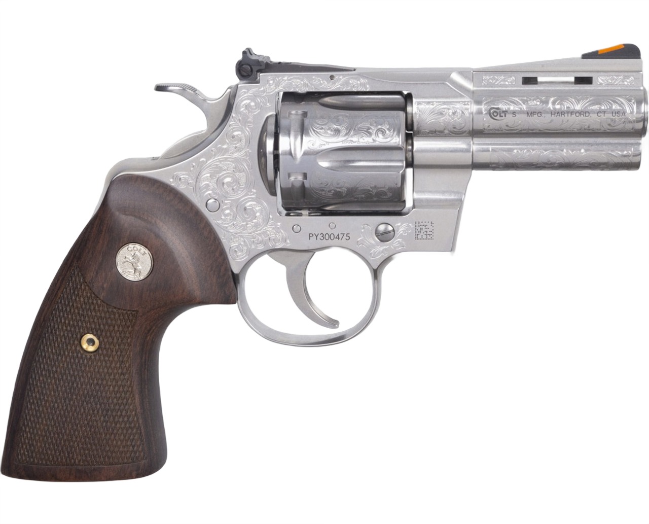 Colt Python SP3WS-SE 357 3 SS/WL Engraved